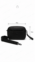 Sac Bandoulière L.C | Noir Intense