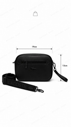 Sac Bandoulière L.C | Noir Intense