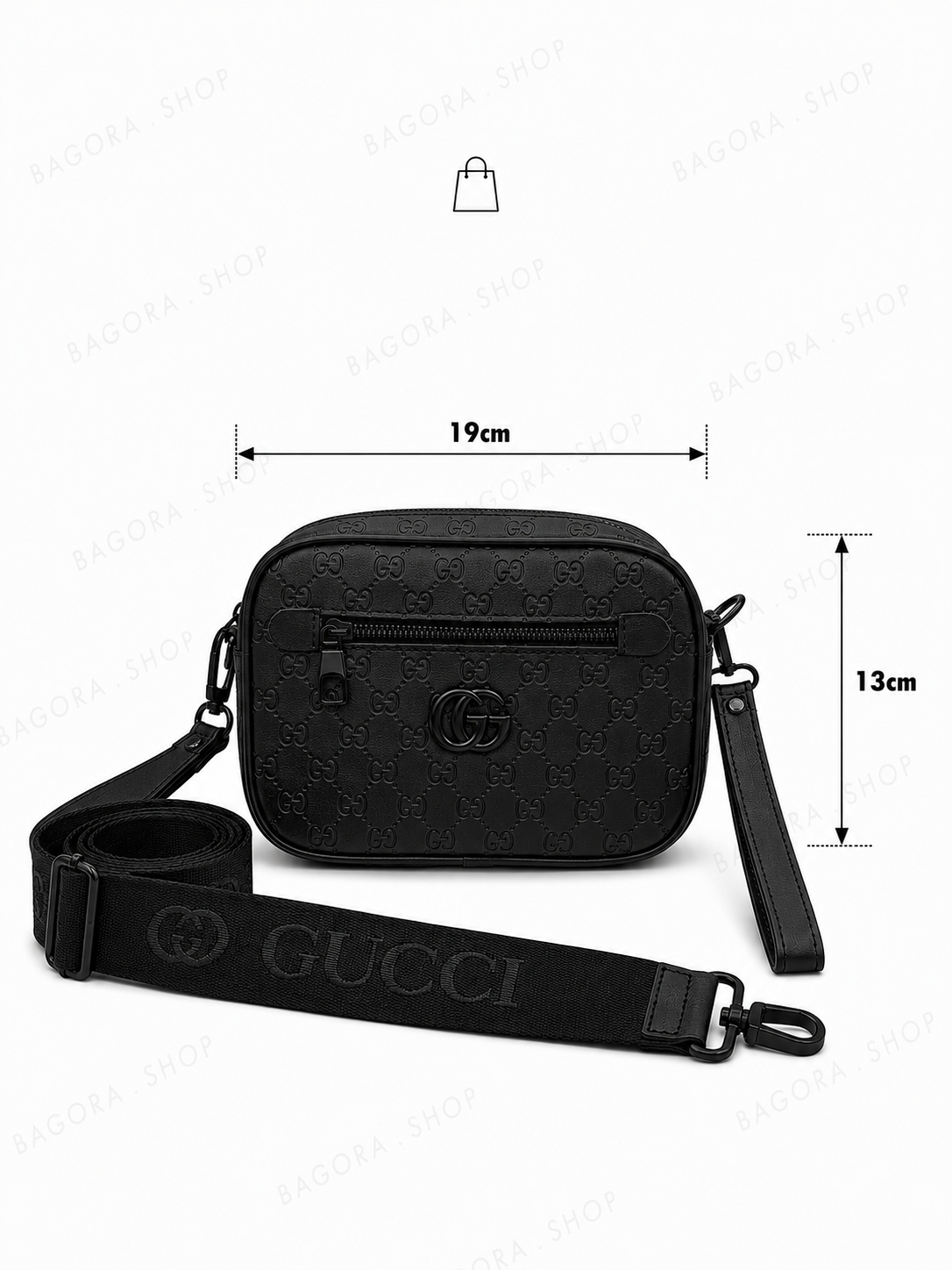 Sac Bandoulière G.G | Noir Signature
