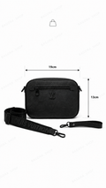Sac Bandoulière L.V Signature | Noir