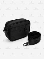 Sac Bandoulière L.C Double Zip | Noir Full Black